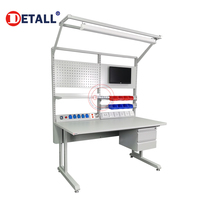Table de travail électronique pour la réparation de téléphones portables, poste de travail en bois pour la menuiserie