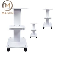 Chariot de beauté mobile moderne de petite taille, support de rangement en fer, socle à bulles, chariot à outils en gros, salons Mason MS-SC3 4 roues