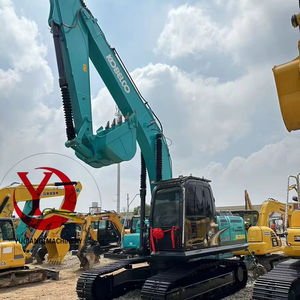 Excavatrice sur chenilles hydraulique Kobelco SK200 d'occasion, 20 tonnes, 95% NEUVE, modèle 2023, boîte de vitesses, pompe, moteur, capacité de la benne de 0,8 m³ - Product Image 1