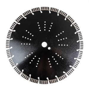 Laser Hàn <span class=keywords><strong>Turbo</strong></span> đoạn 350 mét 14 "25.4 mét lỗ màu xanh lá cây bê tông nhựa đường cắt kim cương lưỡi cưa - Product Image 5