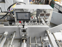 UGS260 machine de sérigraphie d'étiquettes en tissu de vêtement pour la sangle élastique ruban de satin de coton sergé lanière de ruban élastique