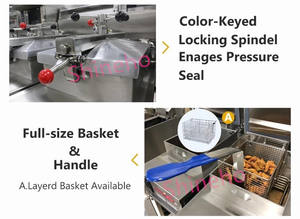 Shineho-freidora de pollo a presión, máquina eléctrica comercial, estilo KFC, más vendida - Product Image 5