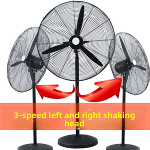 Ventilatore Elettrico Industriale da 30 Pollici, Potente Ventilatore da Pavimento, Ventilatore a Tromba ad Alta Potenza, Grande Ventilatore a Induzione - Product Image 6
