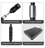 Lámpara UV LED para Pestañas con Control Táctil, Lámpara UV para Salón de Belleza, Secado Rápido en 0.5s, Luz LED para Extensión de Pestañas