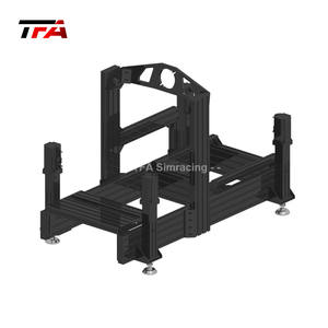 <span class=keywords><strong>de</strong></span> conducción <span class=keywords><strong>de</strong></span> coche con soporte <span class=keywords><strong>de</strong></span> monitor único, kit <span class=keywords><strong>de</strong></span> simulación <span class=keywords><strong>de</strong></span> carreras <span class=keywords><strong>de</strong></span> extrusión <span class=keywords><strong>de</strong></span> aluminio negro, 4080 - Product Image 2