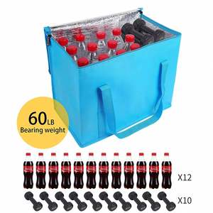 Portable Large-capacity <b>Lunch</b> Insulated <b>Bag</b> Beverage Cooler <b>Bag</b> Non-woven Waterproof Takeaway Insulation <b>Bag</b> - Product Image 2