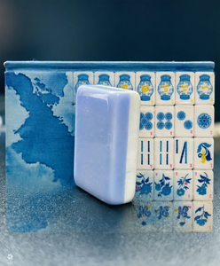 Tessere di Mahjong Americane Personalizzate in Cristallo di Lusso, Durevoli, Ecologiche, Impermeabili, Unisex, Regalo per il Gioco, Blu e Bianco in Acrilico - Product Image 4