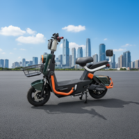 Vélo Électrique 500W à Moteur en Cuivre Pur, Frein à Disque Avant, Phare LED, Double Alarme à Distance pour Adulte - Offre Spéciale