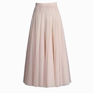 <span class=keywords><strong>Jupe</strong></span> longue plissée en <span class=keywords><strong>tulle</strong></span> d'été pour femmes <span class=keywords><strong>Jupe</strong></span> décontractée à taille élastique pour filles coréennes Doublure à gros ourlet - Product Image 6