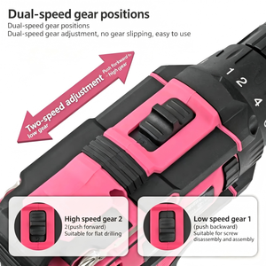12V Lithium Battery <b>Drill</b> Screwdriver Set For Home Repair And Maintenance - Product Image 2