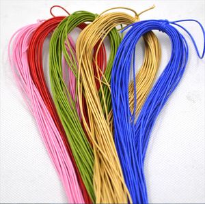 Cordon en polyester ciré de 1 mm, corde, ficelle, fil pour bracelet en macramé, fournitures pour la fabrication de bijoux, bricolage - Product Image 1