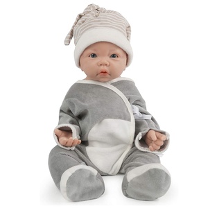 17 Zoll Lebensechte Reborn-Babypuppe aus Vollsilikon, die echt aussieht, keine Vinyl-Puppe - Product Image 1