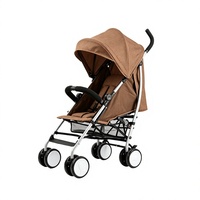 Poussette bébé pliable légère, compacte, pour voyage en avion, facile à transporter