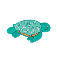 Accessoires de décoration pour chaussures en gros, série Océan, monde sous-marin, crabe, petit poisson, carpe koï, requin, calmar, breloques pour chaussures en forme de sabot