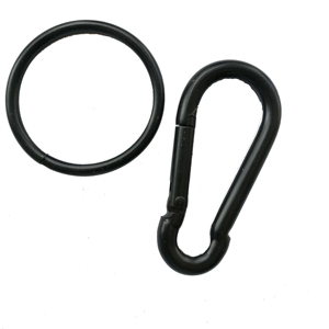 Gancho de llavero pequeño negro barato, gancho de resorte, ganchos de mosquetón de <span class=keywords><strong>escalada</strong></span>, mosquetón de acero inoxidable - Product Image 4