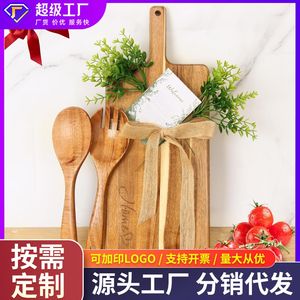 Tabla de quesos de bambú superventas con cuchillo para cortar, plato de quesos, bandeja, ideal para comercio transfronterizo - Product Image 5