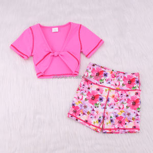 Happy Luoka OEM vente en gros d'été imprimé tie dye Yoga ensemble bébé fille robe bébé vêtements - Product Image 5