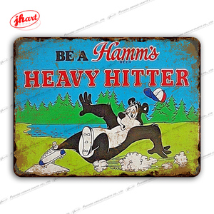 A BIG HIT Hamm's la bière rafraîchissante Funny Metal Sign Bar Club Pub Restaurant Living Room Wall Decor Retro Tin Sign Custom - Product Image 3