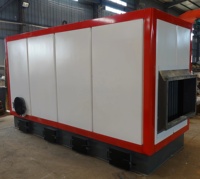 Boiler Udara Panas Multi-Bahan Bakar Horizontal 22MW (Biomassa/Kayu/Arang Batu) 18.330.000 KCal Udara Panas Ekstra untuk Industri