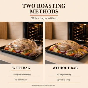 Bolsas de Cocina Personalizadas Resistentes a Altas Temperaturas, Aptas para Microondas, de Plástico de Grado Alimenticio PA Nylon, para Asar Pavo al Horno, Pollo - Product Image 4