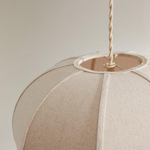 Lustre ovale de style japonais E27 à six têtes pour salle à manger, décoration intérieure, esthétique Wabi Sabi - Product Image 4