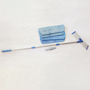 Mopa Plana <span class=keywords><strong>de</strong></span> Microfibra y Aleación <span class=keywords><strong>de</strong></span> Aluminio <span class=keywords><strong>de</strong></span> Alta Calidad <span class=keywords><strong>para</strong></span> Artículos del Hogar, Incluye 4 Almohadillas <span class=keywords><strong>de</strong></span> Repuesto, Envío en 48 Horas, Mopa <span class=keywords><strong>para</strong></span> <span class=keywords><strong>Limpieza</strong></span> <span class=keywords><strong>de</strong></span> Pisos - Product Image 2