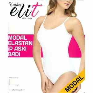 Elit บอดี้สูทสายเอี๊ยมเชือกโมดอลสำหรับผู้หญิงสีขาวไซส์ M - Product Image 1