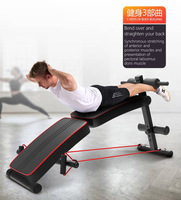 Banc abdominal en acier réglable à vente chaude, poignée de crunch inversé, chaise pliante multifonctionnelle pour exercices de musculation
