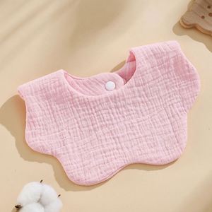 Baberos de Flores para Bebés, Paños de Regurgitación para Niñas, Toalla de Saliva de Algodón, Baberos para Bebés y Niñas Pequeñas - Product Image 3