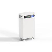 Système de stockage d'énergie domestique sur pied de 16,08 kWh, batterie solaire 51,2 V 314 Ah avec roues pour une installation facile