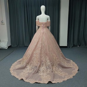 Lsany208 Pink Princess Quinceanera Dresses 3D <b>Flower</b> Applique Lace up Corset Puffy Ball Gown Birthday <b>Sweet</b> 16 Dress Jancember - Product Image 4