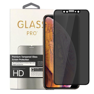 9H 2 5D Huile Anti Espion Verre Trempé Protecteur D'écran pour iPhone 11 Pro Max <span class=keywords><strong>Film</strong></span> D'écran - Product Image 1