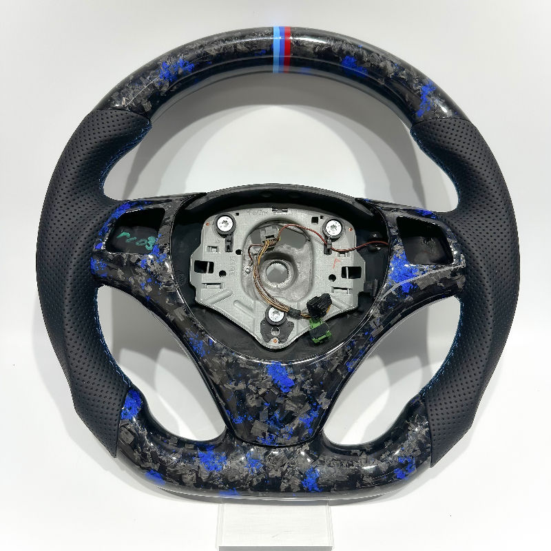 Fibra de carbono Llue forjada + Cuero