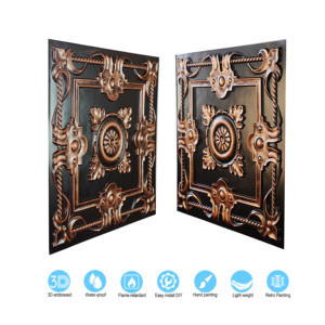 Đồng truyền thống nội thất Bảng trang trí PL29 giả sơn Trần gạch nổi tường bảng điều khiển không thấm nước cho quán cà phê Câu lạc bộ salon - Product Image 6