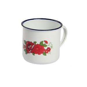 Tazas de Café de Metal Esmaltado Vintage Blancas Personalizadas con Logotipo, Aptas para Lavavajillas, con Asa, Ideales para Campamento y Actividades al Aire Libre, Aptas para Sublimación - Product Image 4