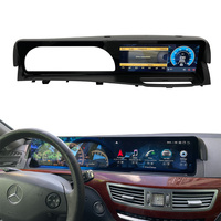Écran de tableau de bord HD 720P 12,3 pouces Android 13 Autoradio avec Carplay pour Mercedes Benz Classe S W221 S550 S63 2006-2013
