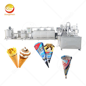 Usine de fabrication automatique de crème glacée ORME Mini machine rotative de remplissage et de scellement de cône de tasse de crème glacée - Product Image 1