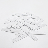 Étiquette en lin UHF thermoscellable, étiquette textile pour blanchisserie, étiquette RFID imperméable, 200 fois, étiquettes RFID en nylon UHF pour la gestion des lits