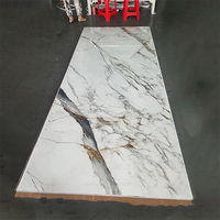 Panneaux muraux en PVC modernes, imperméables aux UV, ignifuges, en marbre, avec design graphique pour salon et hôtel