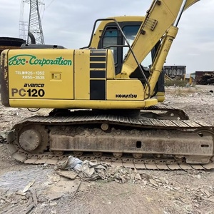 Excavatrice sur chenilles hydraulique Komatsu PC120 d'occasion, 12 tonnes, japonaise, très demandée - Product Image 5