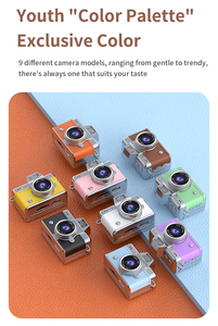 กล้อง Yuniq Tiny Flip Screen สำหรับการผจญภัยประจำวันของคุณ ขนาดเท่าขนาดนิ้วโป้งและพกพาได้ทุกกระเป๋า รุ่น LK-027 กล้องจิ๋วแบบจี้ห้อย - Product Image 6