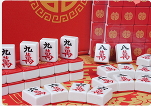 American Explosions Exquisite Pattern Mahjong Mat High-end Custom Waterproof Wear-resistant Precision Lock Mahjong Mat - Product Image 4