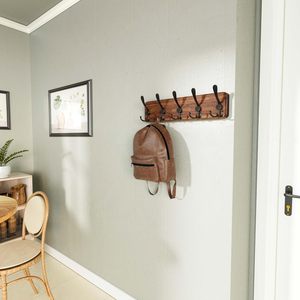 Hot Sale Good Quality Home <b>Wooden</b> <b>Coat</b> Rack with <b>Hook</b> Used Wall Mounted Hangers for Living Rooms, Bedrooms, and Bathrooms - Product Image 2
