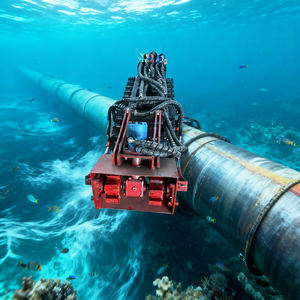 安全な石油タンクパイプライン環境に優しいモーターエンジンギアボックス水中浚渫ロボット中国工場 - Product Image 5