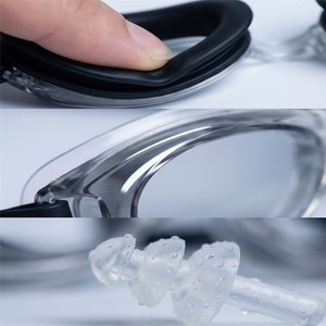 xinyixuanTransparent Swimming Goggles Adjustable Waterproof Dive <b>Glasses</b> for Children With Storage Case - Product Image 4
