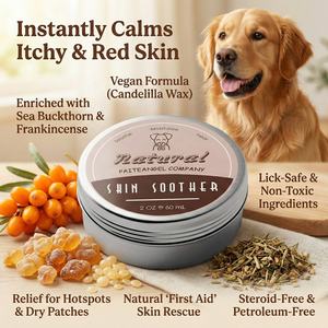 Baume Apaisant Naturel pour Animaux Contre les Démangeaisons, <span class=keywords><strong>Crème</strong></span> Calmante Multi-Usages au Beurre de Cacao et à la Lavande, Baume Cutané pour Chiens, Marque Privée - Product Image 1