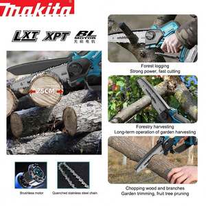 Tronçonneuse portative sans fil <span class=keywords><strong>Makita</strong></span> 6 pouces à moteur brushless pour l'abattage du bois et l'élagage de jardin - Garantie 3 ans - Product Image 5