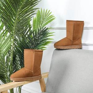 Nouveaux produits tendance 2025, bottes de style mode fabriquées par le fabricant, dessus en daim et fourrure, bottes d'hiver pour femmes - Product Image 3