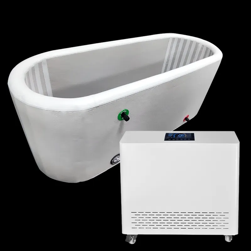 Vasca a tuffo freddo di nuovo design con vasca a tuffo di ghiaccio del refrigeratore per attrezzature per il recupero sportivo