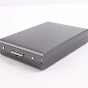 Carteira de metal com 10 ranhuras RFID para cartões de identificação de aço e porta-cartões de crédito, novo modelo de 2024